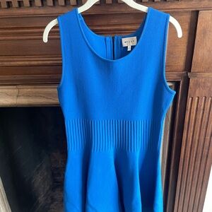Milly Blue Sleeveless Dress Small